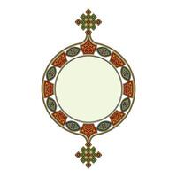 Vintage floral classic calligraphic retro vignette scroll frames ornamental design elements black and color set isolated vector
