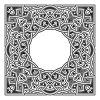 Vintage floral classic calligraphic retro vignette scroll frames ornamental design elements black and color set isolated vector