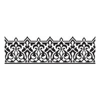 Vintage floral calligraphic floral vignette scroll corners ornamental design elements black and color set isolated illustration vector