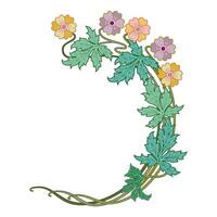 Line art frames and scroll elements. Floral linear border design elements. Flourishes Calligraphic ornaments. elements for wedding or Valentine day cards, invitation, flayer etc. vector