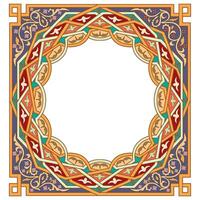 Vintage floral classic calligraphic retro vignette scroll frames ornamental design elements black and color set isolated vector