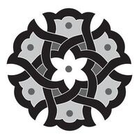 Vintage floral calligraphic floral vignette scroll corners ornamental design elements black and color set isolated illustration vector