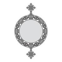 Vintage floral classic calligraphic retro vignette scroll frames ornamental design elements black and color set isolated vector