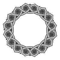 Vintage floral classic calligraphic retro vignette scroll frames ornamental design elements black and color set isolated vector