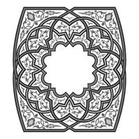 Vintage floral classic calligraphic retro vignette scroll frames ornamental design elements black and color set isolated vector