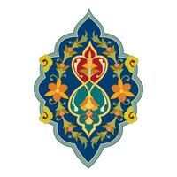 Vintage floral calligraphic floral vignette scroll corners ornamental design elements black and color set isolated illustration vector