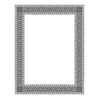 Vintage traditional realistic black and color frames set on white background isolated illustration vector