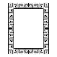 Vintage traditional realistic black and color frames set on white background isolated illustration vector