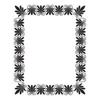 Vintage traditional realistic black and color frames set on white background isolated illustration vector