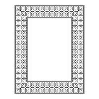 Vintage traditional realistic black and color frames set on white background isolated illustration vector