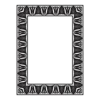 Vintage traditional realistic black and color frames set on white background isolated illustration vector