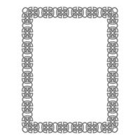 Vintage traditional realistic black and color frames set on white background isolated illustration vector