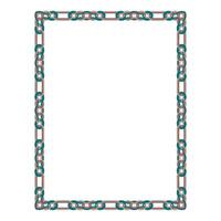 Vintage traditional realistic black and color frames set on white background isolated illustration vector