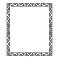 Vintage traditional realistic black and color frames set on white background isolated illustration vector