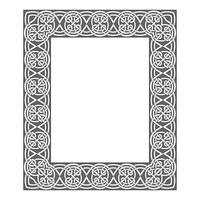 Vintage traditional realistic black and color frames set on white background isolated illustration vector
