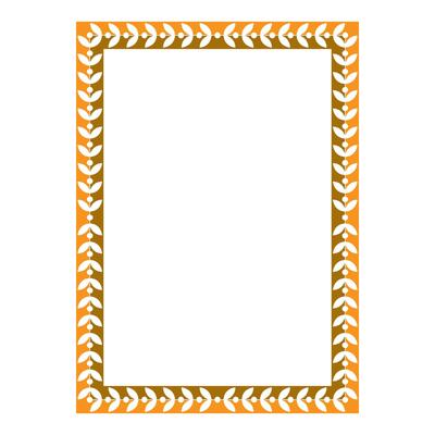 Vintage traditional realistic black and color frames set on white background isolated illustration