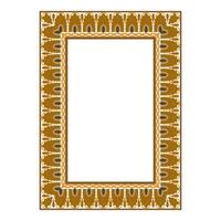Vintage traditional realistic black and color frames set on white background isolated illustration vector