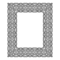 Vintage traditional realistic black and color frames set on white background isolated illustration vector