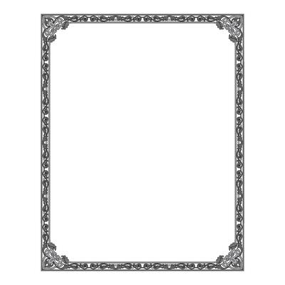 Vintage traditional realistic black and color frames set on white background isolated illustration