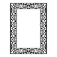 Vintage traditional realistic black and color frames set on white background isolated illustration vector