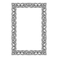Vintage traditional realistic black and color frames set on white background isolated illustration vector