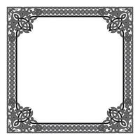 Vintage traditional realistic black and color frames set on white background isolated illustration vector