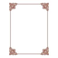 Vintage traditional realistic black and color frames set on white background isolated illustration vector