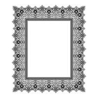 Vintage traditional realistic black and color frames set on white background isolated illustration vector