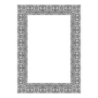 Vintage traditional realistic black and color frames set on white background isolated illustration vector