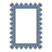 Vintage traditional realistic black and color frames set on white background isolated illustration vector