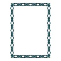 Vintage traditional realistic black and color frames set on white background isolated illustration vector