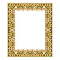Vintage traditional realistic black and color frames set on white background isolated illustration vector