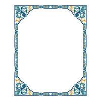 Vintage traditional realistic black and color frames set on white background isolated illustration vector