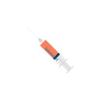 Medical syringe injection icon. Isolated drawing on a white background. Medical And Healthcare Icon In Flat Design Style. Science and Chemical Elements vector