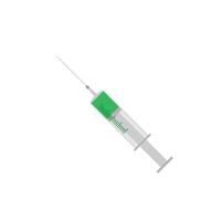 Medical syringe injection icon. Isolated drawing on a white background. Medical And Healthcare Icon In Flat Design Style. Science and Chemical Elements vector