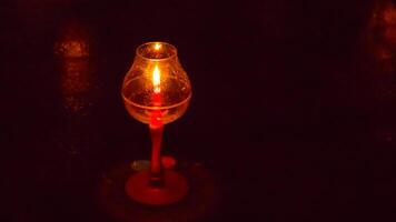 A candle is are lit at borobudur temple. symbol of hope photo