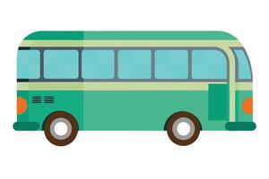 Art of Bus on white background vector