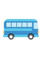 Art of Bus on white background vector