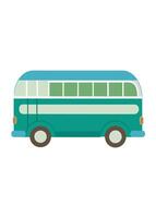 Art of Bus on white background vector