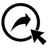 Share Click icon vector