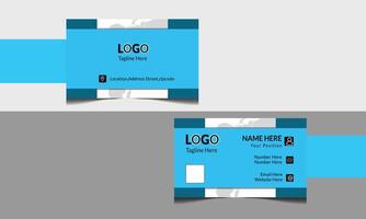 Modern business card design template vector