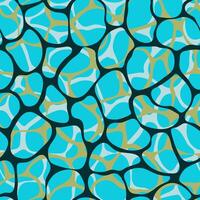 Abstract textured seamless pattern. Turquoise stone. Modern geometric surface print. Spotted organic texture. Great for textile, fabric, wallpaper, wrapping, scrapbook and packaging vector