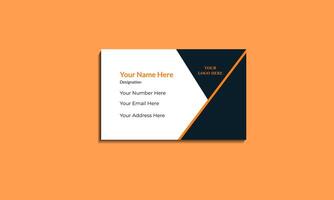 Professional Business Card Layout vector
