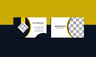 Modern business card template. Business card layout. vector