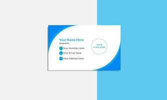 Modern Visiting Card Design. Visiting Card Template. vector