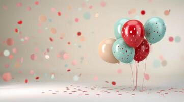 Balloons and Confetti photo