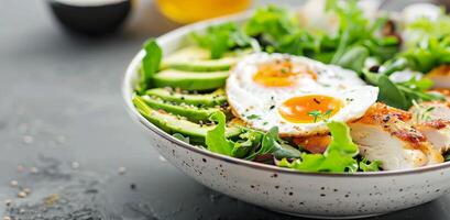 Avocado, Egg, and Chicken Salad photo