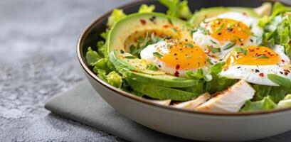 Avocado, Egg, and Chicken Salad photo
