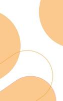 illustration with geometric shapes and customizable colors vector