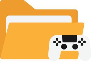 Folder File Joystick vector